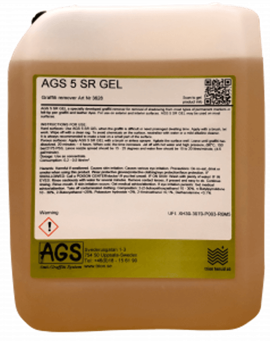 Hovedbilde AGS 5 SR GEL Graffiti/Skyggefjerner 5L